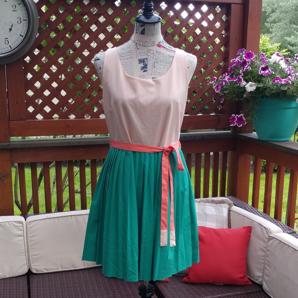 ezra colorblock dress